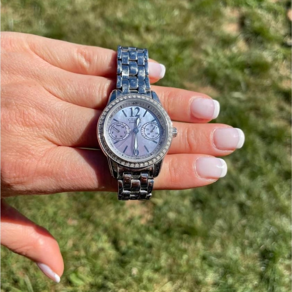 Citizen Eco Drive Watch with Mother of Pearl face